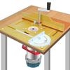Aluminum Dovetail Chamfering & Engraving Machine with Lifting Workbench