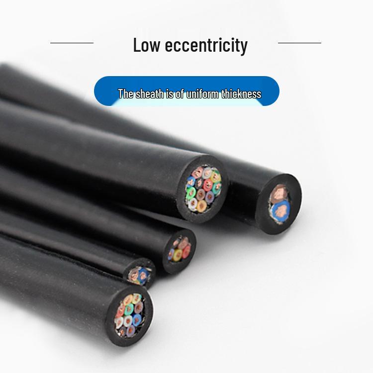 RVVP Shielded Pure Copper Signal Cable, 2-8 Core, 0.2-1.0mm²