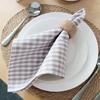 45×45cm Plaid Napkin Cloth Western Dining Table Decoration Placemat Household Absorbent Table Cloth