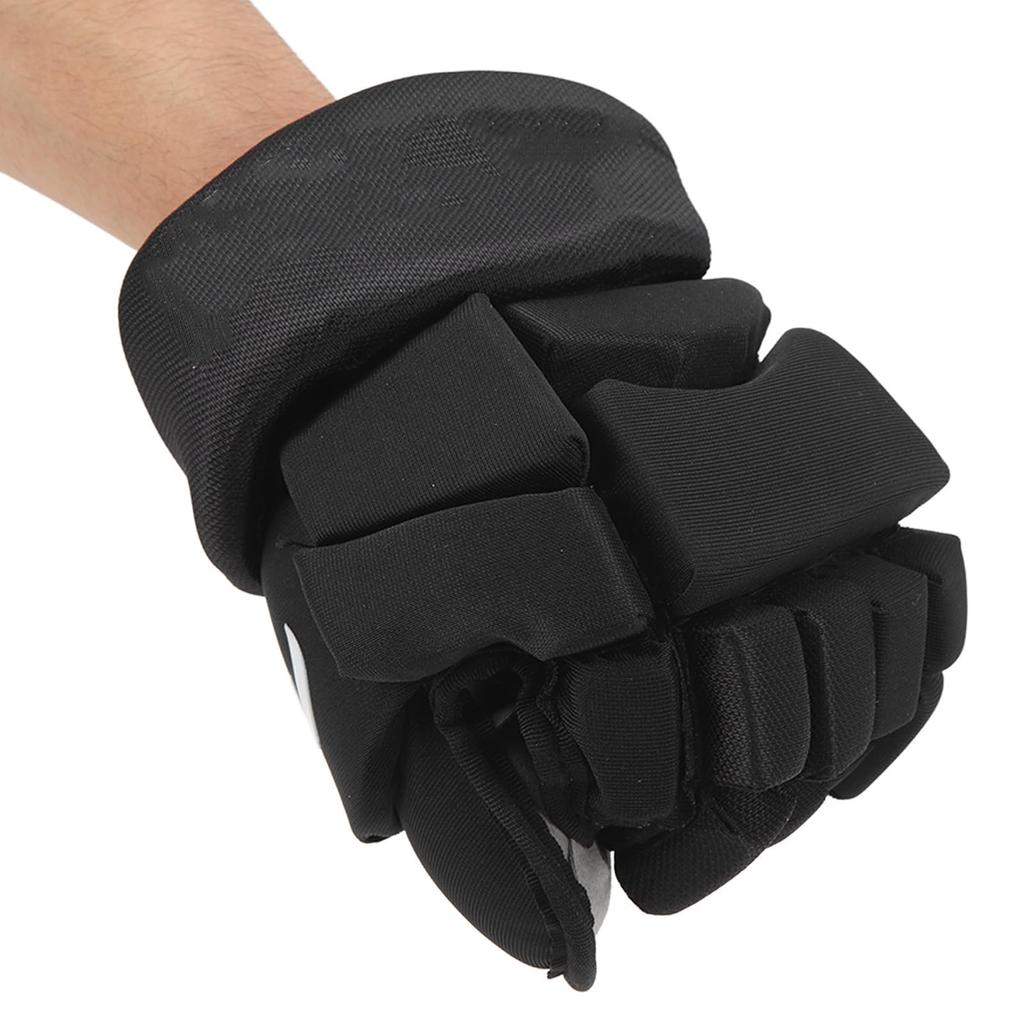 Eishockey-Spielerhandschuhe, Biegsame Fingerschutzhandschuhe für Eishockey, Floorball und Rollhockey (8 Zoll)