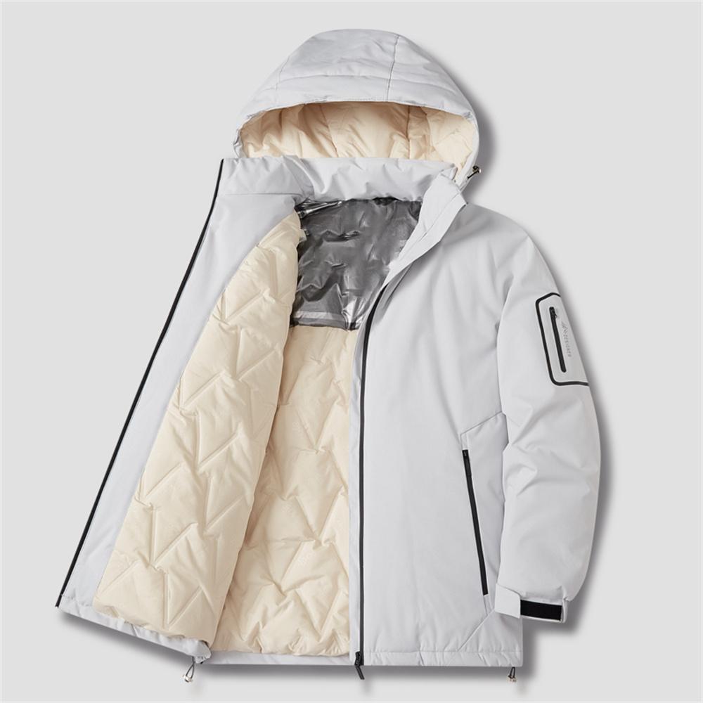 Winter thicken Outerwear Parkas Men Trendy Brand Hooded Sports Bread Coat Thickened Warm Inner Graphene Warm Padded Jacket
