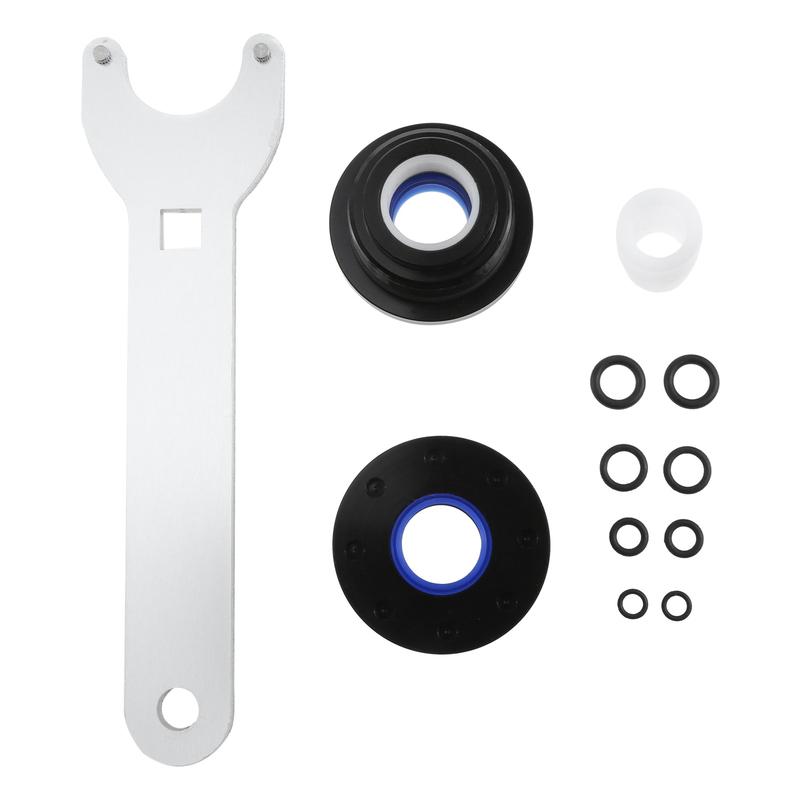 Front Mount Hydraulic Steering Cylinder Seal Kit with Pin Wrench for SeaStar HC5340-5348 HC5365 HC5375 HC5394 HC5445 HC6750-6755