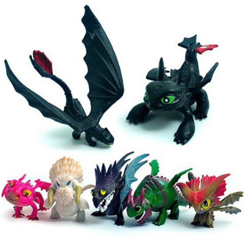 Charmante PVC-Cartoon-Drachenfiguren zur Autodekoration und als Sammler-Displaymodelle