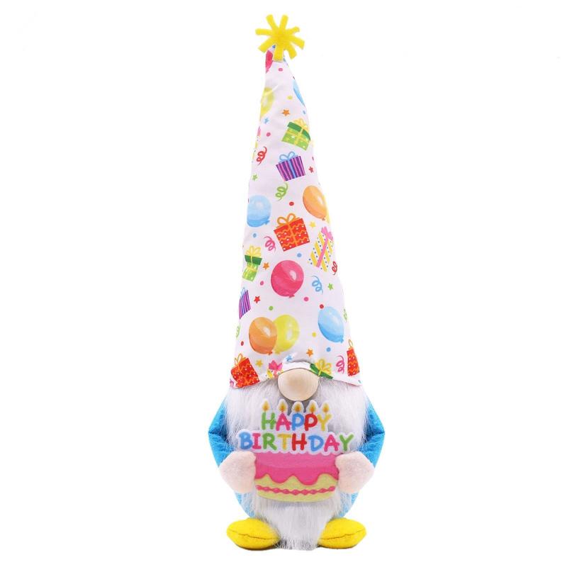 2026 Birthday Faceless Doll Dwarf Gnome Doll Birthday Gift Party Gift Couple Faceless Old Man Doll Plush Doll Ornaments
