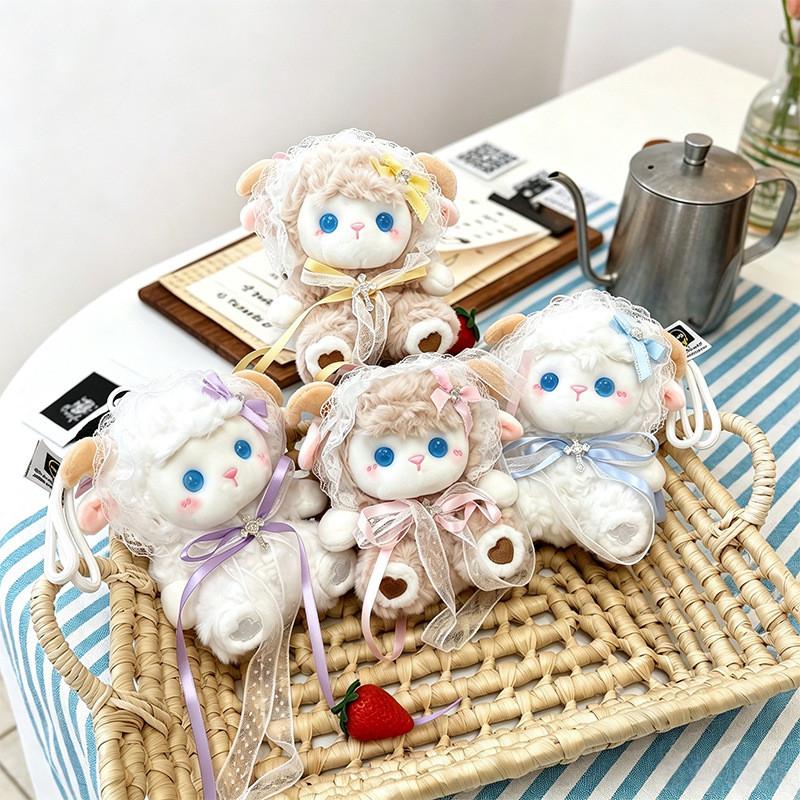 Dudu Sheep Plush Toy With Scarf For Kids Boys Girls Birthday Gift