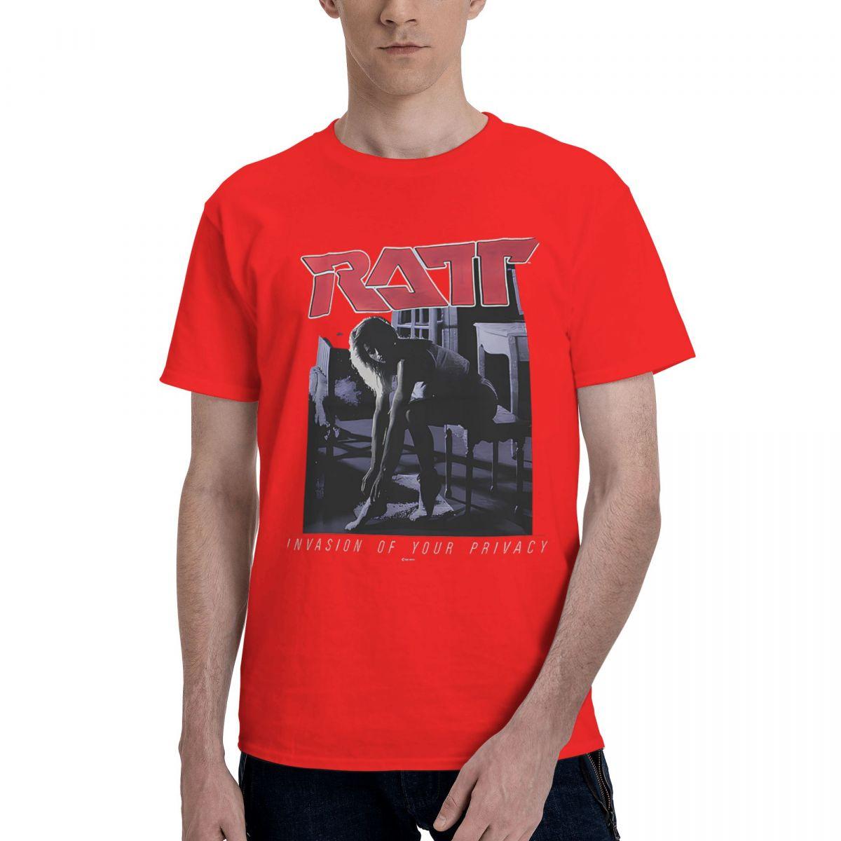 

RATT Invasion Of Your Privacy Tour 85 100 Cotton Casual Breathable Confortable Men Top Funny Ugus TShirts Funny Shirt S