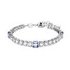 Matrix Tennis Pave Design Bracelet Women's Silver 5666426