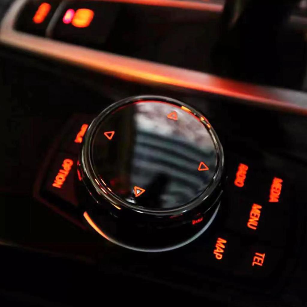 Car Multimedia Button Cover Trim Knob Sticker For BMW F10 F18 F07 F20 F21 F30 F06 F12 1/3/5/6 Series For NBT Controller Ceramic