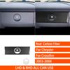 For Chrysler Crossfire 2003-2008 Real Carbon Fiber Stickers Co-pilot Trument Glove Box Panel Car Accessories Decorative