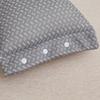 Cotton Fabric Cervical Support Pillow - Concave Design for Neck & Spine Protection