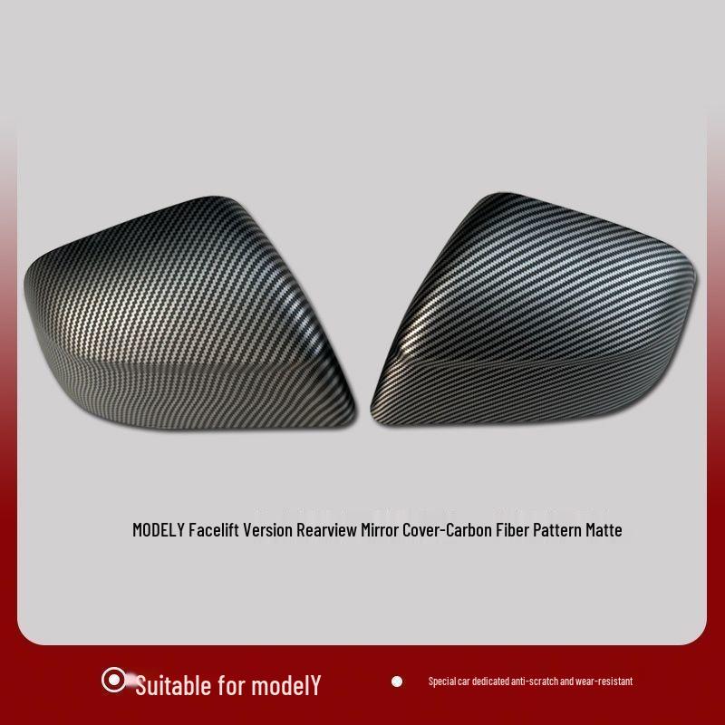 Kryt z uhlíkových vláken pro zrcátko 2025 Tesla Model Y