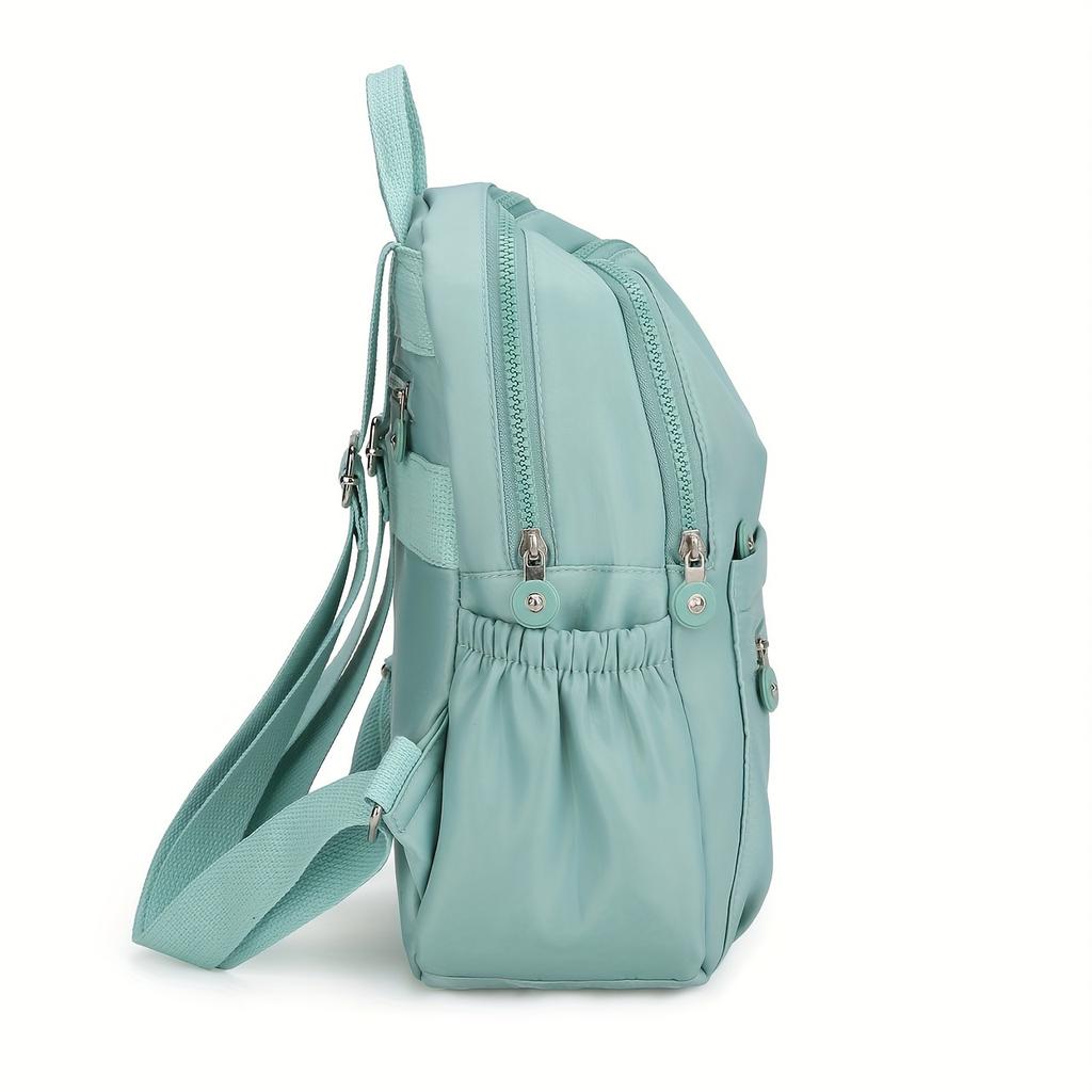 Fashionable Travel Backpack For Women With Large Capacity, Lightweight Nylon Fabric, Versatile Multiple Pockets, Su… More