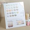 Chubai 24-Color White Gel Nail Polish Set with Color Chart, 2025 Edition