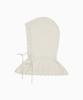 Ohesio Lace Knit Balaclava, White