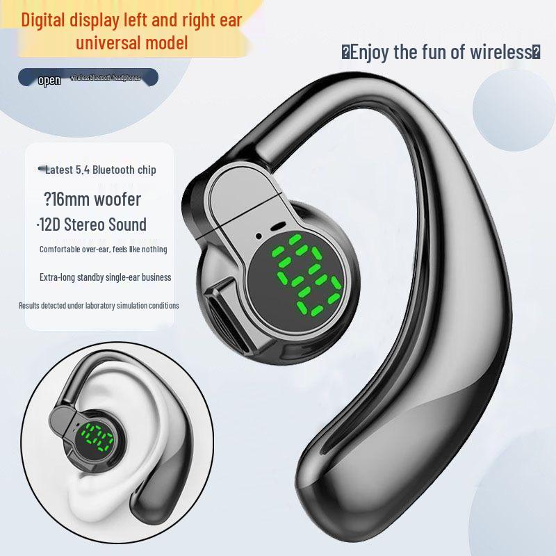 High-Quality Bluetooth Sports Earphone: Open Design, Single-Ear, Long Standby, Wearable on Both Ears