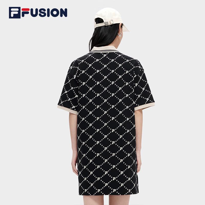 FILA FUSION Women s Short Sleeve Polo Dress L