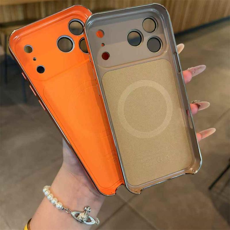 MagSafe Magnetic For Phone Case For iPhone 17 16 15 14 13 Pro Max Large Window Lens Protective Cover