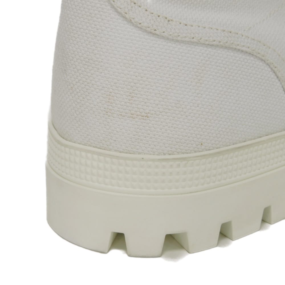 Used Patapan Lace-up Shoes 10431 343142198C.01BC 7900 38 Short 9.8" 6 Triomphe Canvas White Women's from Japan AUTHENTIC