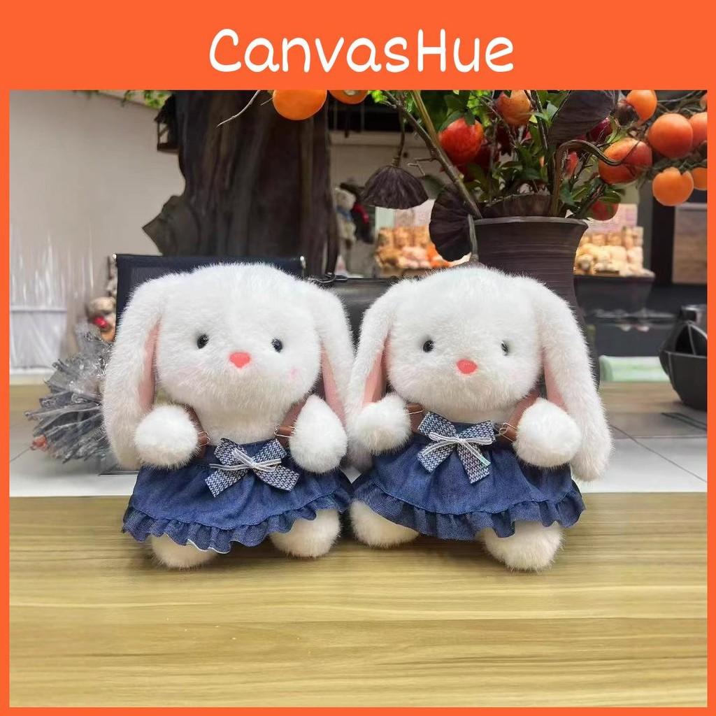 Strap Rabbit Skirt Plush Toy With Bowknot Doll Childrens Toy Holiday Gift