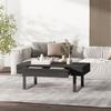 Coffee Table Living Room Table with Drawer, Modern Sofa Table with Metal Frame, Side Table, Coffee Table for Living Room 110 x 60 x 40 cm, Dark Grey