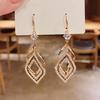 Pendant Earrings Shiny Long Dress Up
