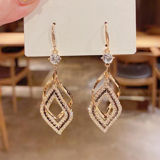 Pendant Earrings Shiny Long Dress Up