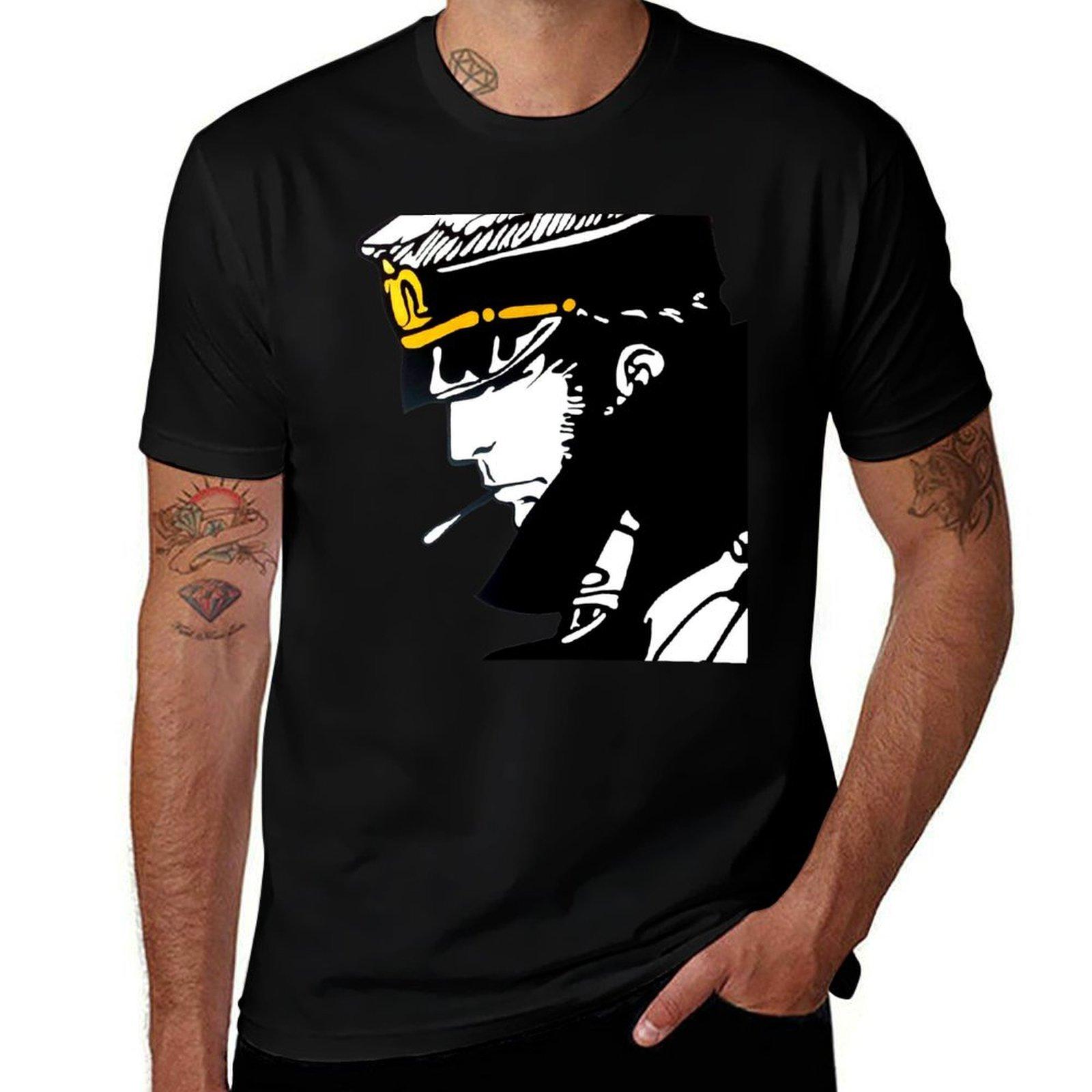 

Corto Maltese - Iconic Figure T-Shirt t shirts for man pack cotton t shirt for man T-Shirt L