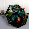 1pc Triceratops Prehistoric Automatic Open/Close Folding Umbrella - Compact 8-Rib Design, Daily Use, Perfect Gift for Friends & Family Yy260327073