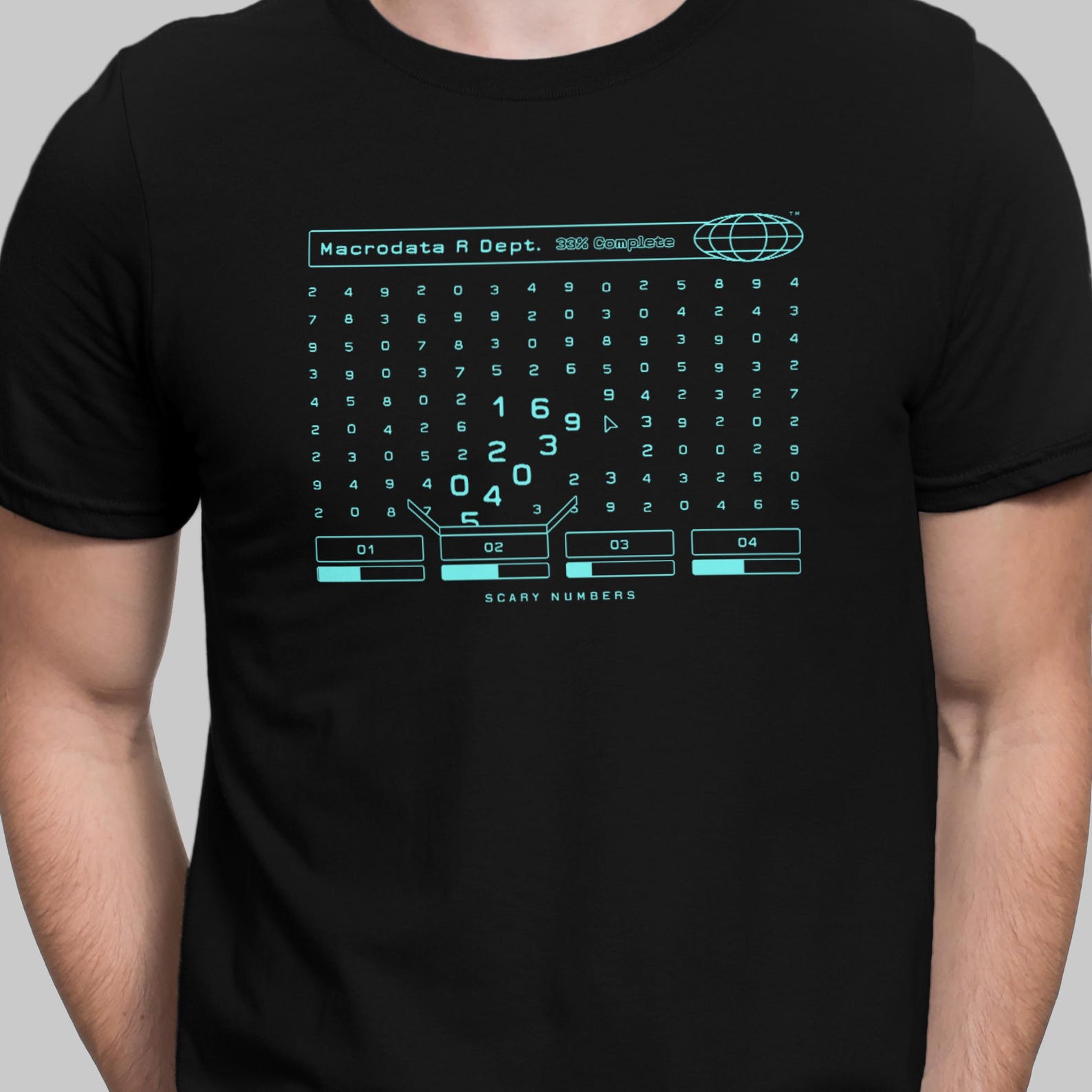 Scary Numbers Severance T Shirt Macrodata Refinement Department T-shirt Lumon Industries S