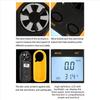 Hand-held Wind Speed Gauge Mini Wind Speed Meter Temperature Tester  Wind Power Measurement