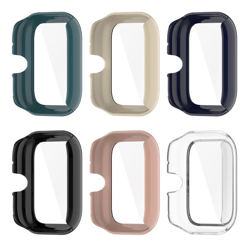 Watch Housing Protector Case with Screen Protector Film for IQOO Watch Dustproof Cover Shell Watch Scratchproof Case