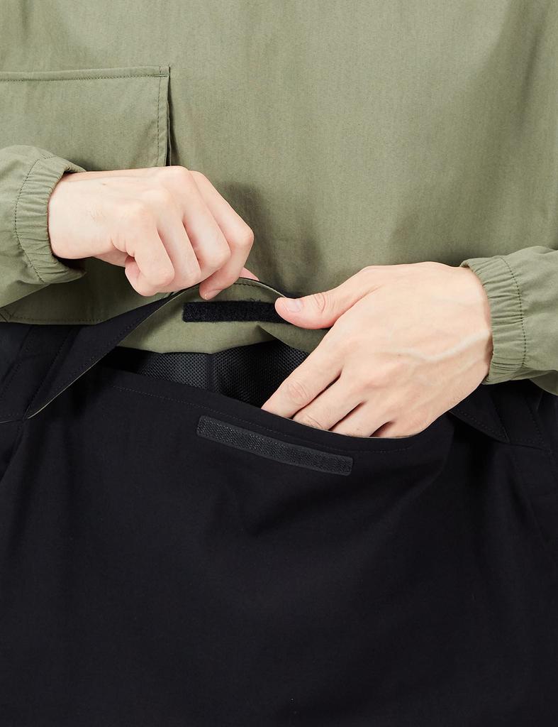 Heat Resistant Crew Neck Sweatshirt Breathable and FIREWOOD WORK Sweatshirt Olive [Jack Wolfskin] Men's (TEXASHIELD Windproof) [5029641 / PO]