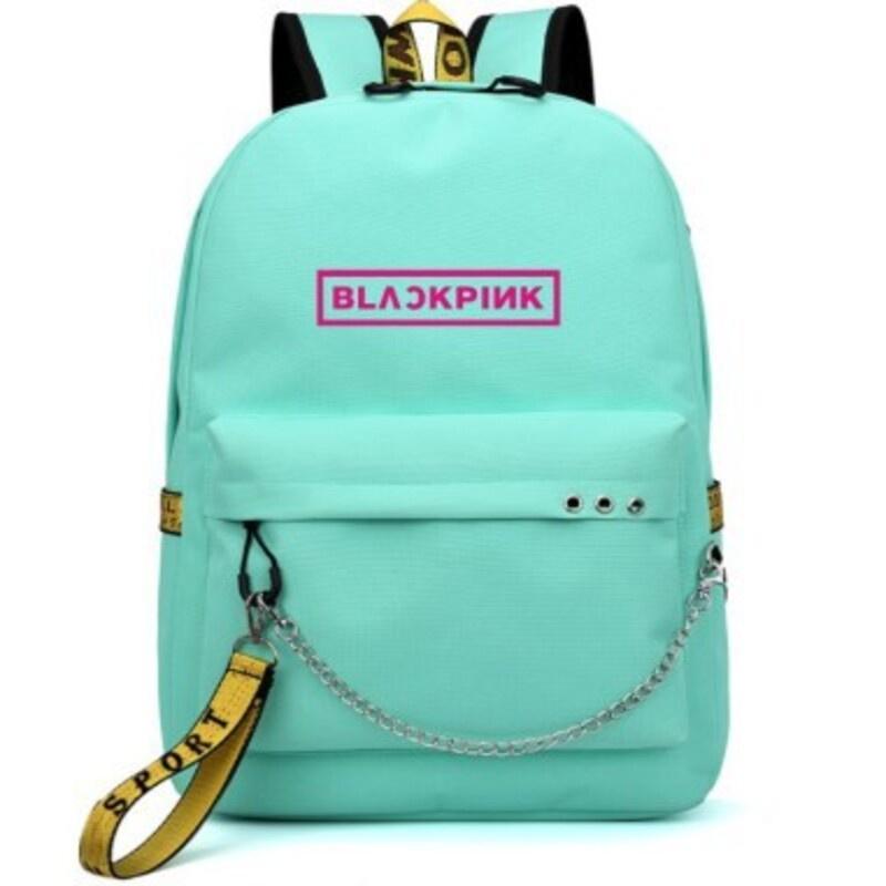 Stylish And Durable Blackpink-inspired Backpack For Students