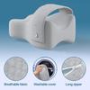Memory Foam Knee Pillow Large Leg Pillow with Adjustable Strap Aligns Spine Sciatica Relief Back Knees Joints Support