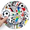 50 Waterproof Cartoon Football Graffiti Stickers for Phone & Suitcase