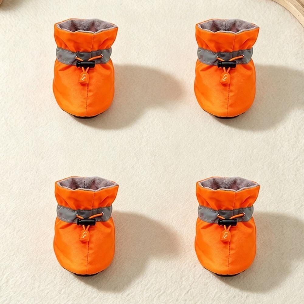 Waterproof Dogs Snow Boots Soft Bottom Dog Rain Boots Fashion Pet Paw Protection  Outdoor Use