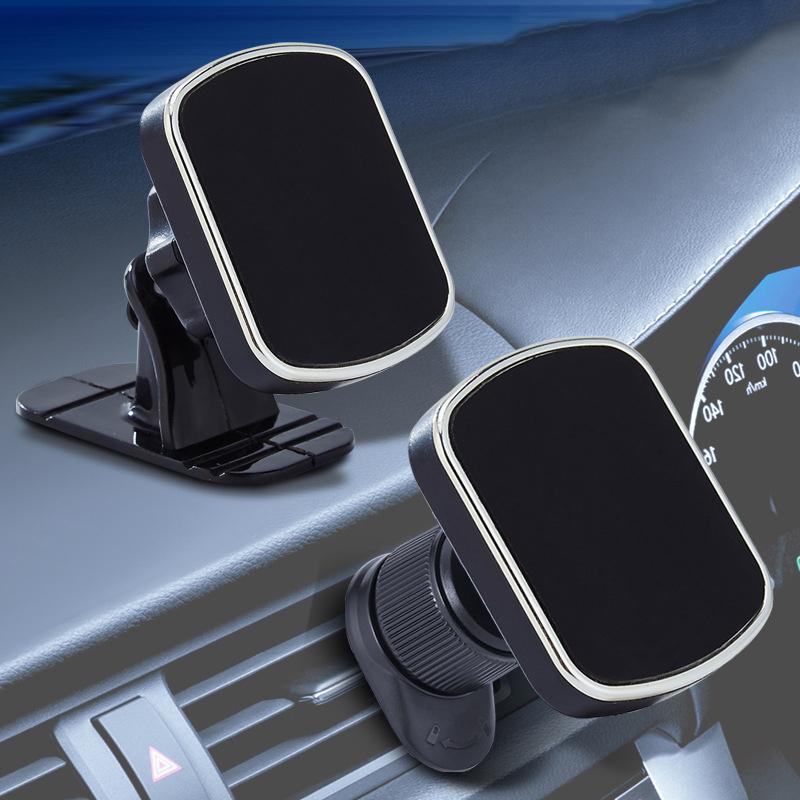 Car Phone Mount Highly Compatible Powerful Magnet One-Hand Operate Magnetic Mount Car Phone Holder For Vehicle