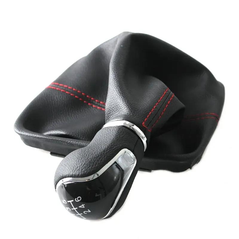 for Seat Leon III MK3 2012-2020 LHD with Shifter Level Stick Gaiter Boot Dust Cover 5/6 Speed Gear Shift Knob New