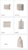 Travel Pouch and Convenient for Including and Toiletries 10-Piece Set Lightweight, Compact, Travel, Clothes, Shoes, Makeup, (Beige)