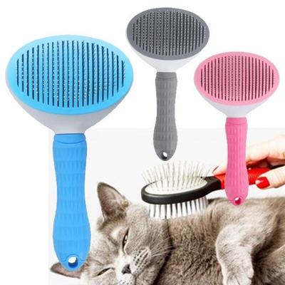 Pente removedor de pelos para cães e gatos de um toque animal de estimação