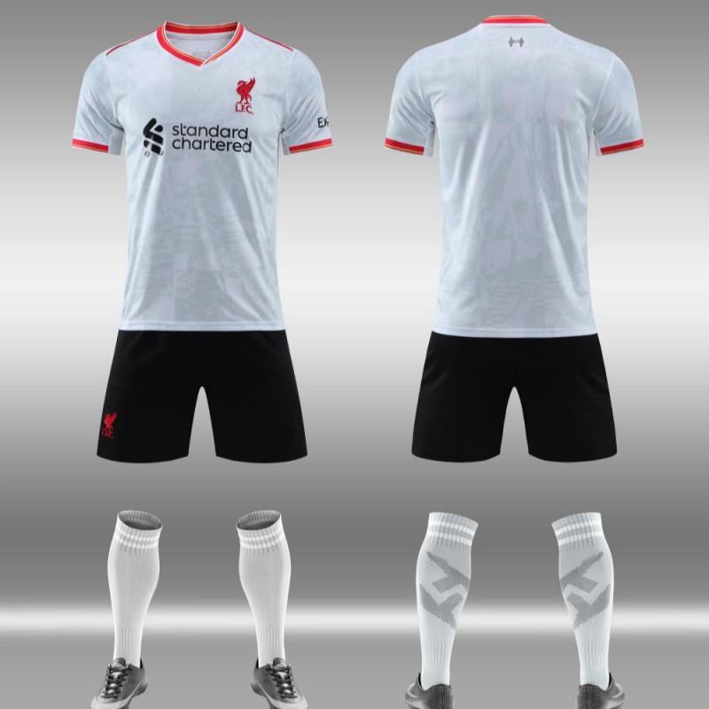 Custom Liverpool Fan Soccer Jersey Breathable Quick-Dry Training Shirt Men Women Fall Winter