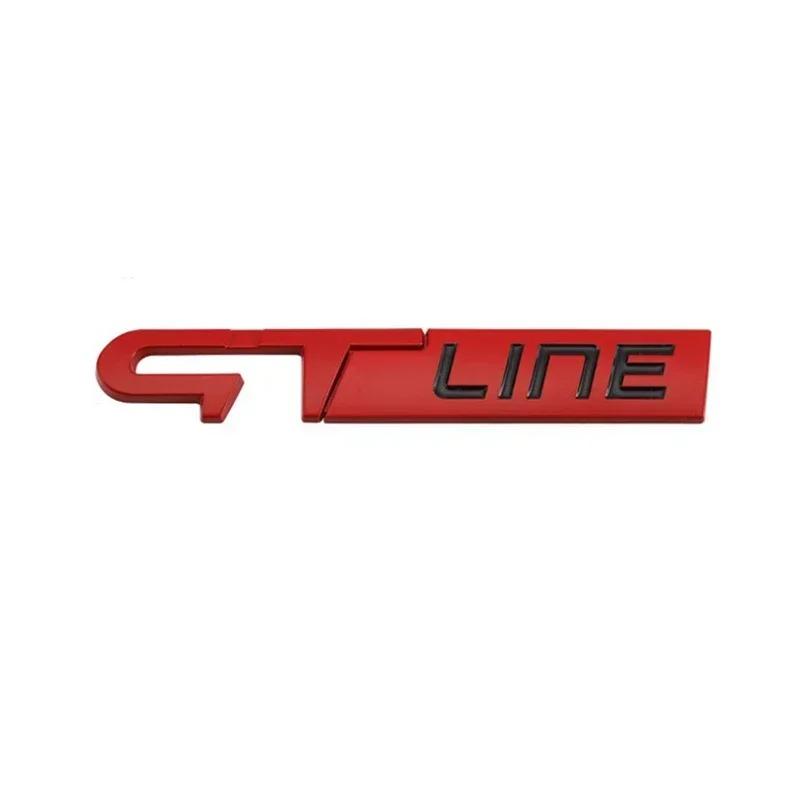 3D Metal GT RS LINE Rear Boot Side Emblem Sticker Decals for Logan Clio Megane 2 3 4 Captur Twingo Duster Kadjar