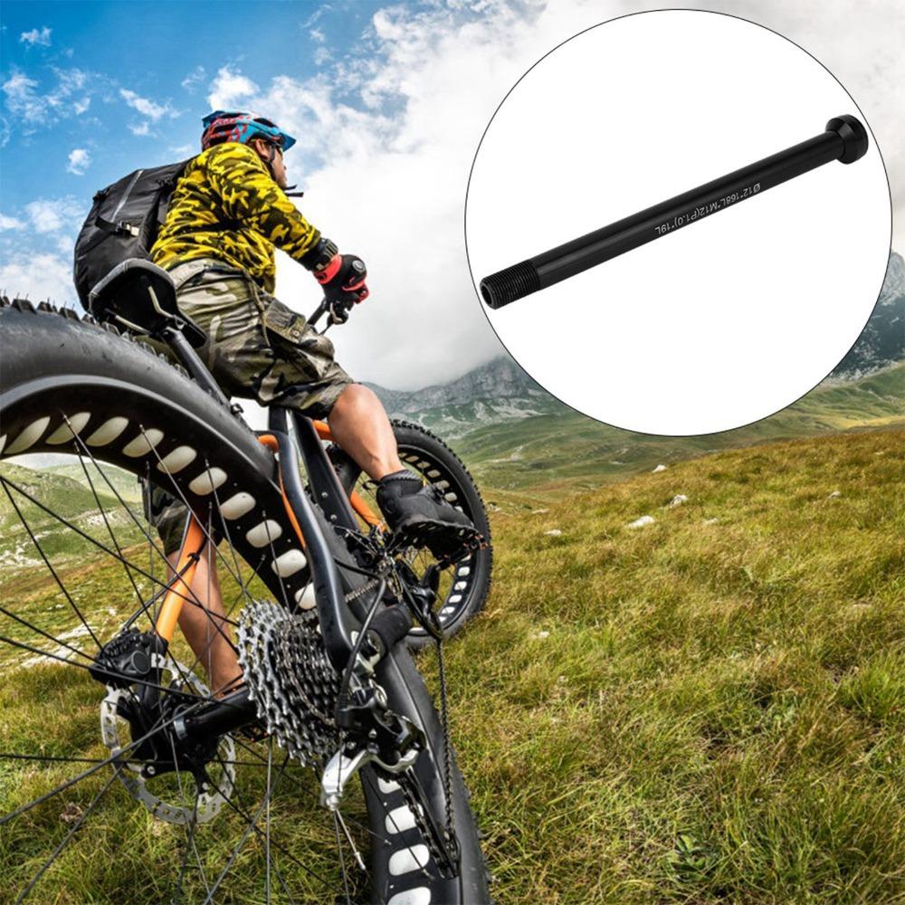 Perno passante per bicicletta M12 con filettatura 142*12(P1.0)*19 Perno Passante Robusto per Forcella Posteriore Bicicletta Riparazione