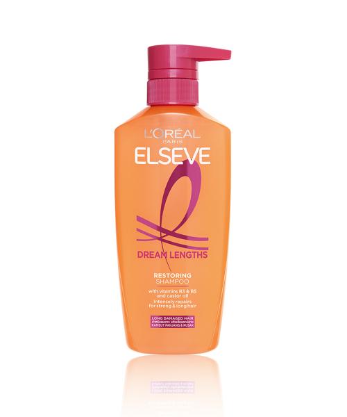 Lorealparis Dream Lengths Shampoo 400ml + Gift Black Scrunchie none
