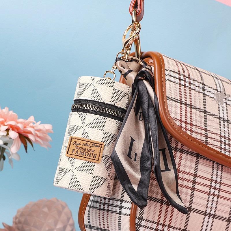 Old flower change bag new small bag pendant mouth red envelope mini keychain bag