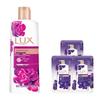 Lux Enchanting Peony Scent Moisturizing Body Wash Set