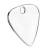 5 Pcs Metal Pick Plectrum for Guitar Musical Instruments Accessory(Silver)