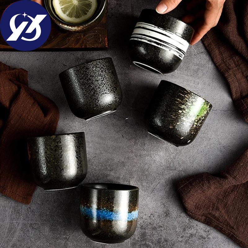 Ceramic Small Tea Cup Porcelain Hotel Restaurant Coffee Cup Simple Office Water Cup Drinkware