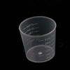 10pc 20ml 30ml Clear Plastic Liquid Measuring Cups Graduaeted Laboratory Test Cylinder With Scales For Resin Silicone Mold Tool