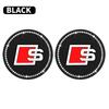 2Pcs Diamond Car Coaster Water Cup Holder Pad Anti-slip Mat for Q2 S A3 8P S3 8V A4 B8 B6 B7 A6 C6 C5 C7 A5 Q3 Q5 Q7 TT A1 A2